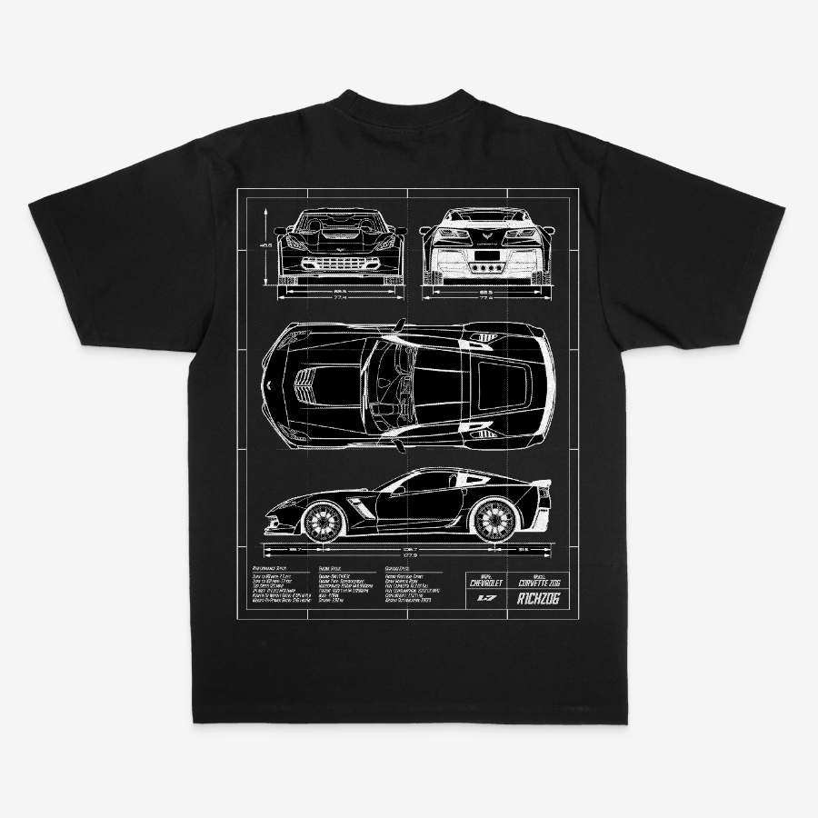 Z06 BLUEPRINT TEE
