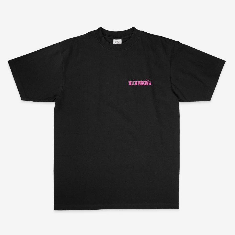 PRETTY GIRLS LOVE FAST CARS TEE - PINK