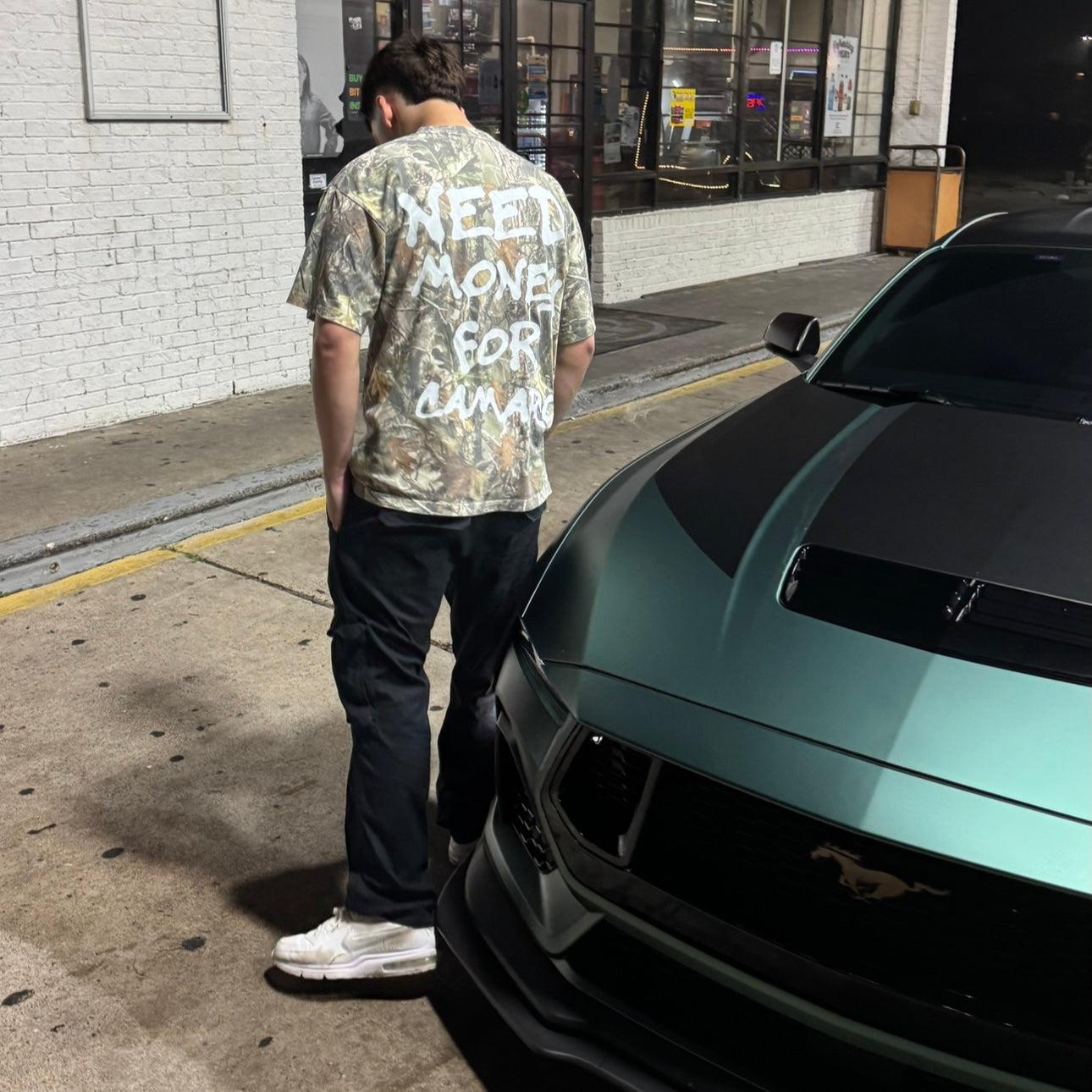 NEED $ FOR CAMARO (CAMO TEE)