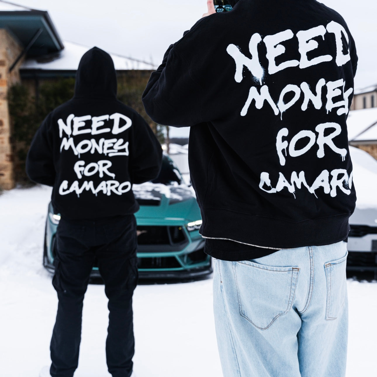 NEED $ FOR CAMARO REVERSIBLE CAMO/BLACK ZIP UP JACKET