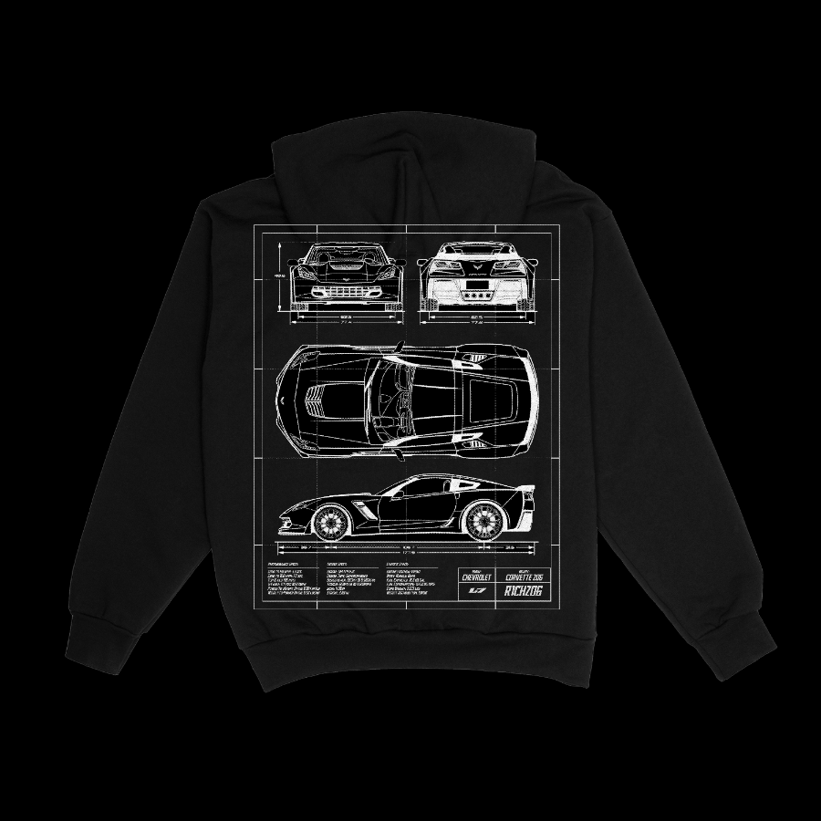 Z06 BLUEPRINT HOODIE