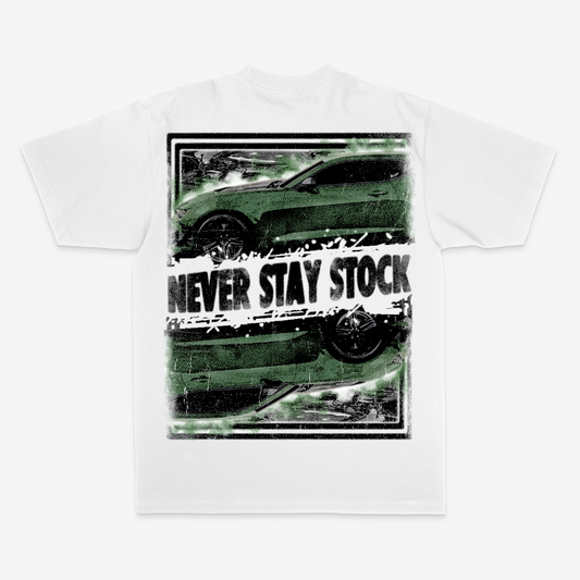 NEVER STAY STOCK TEE