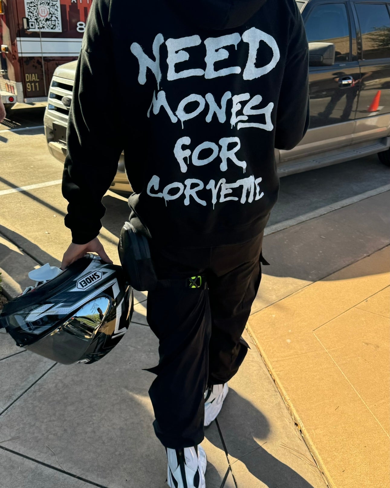 NEED MONEY FOR CORVETTE HOODIE